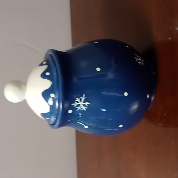 Tee Time Imports LTD Snowman Jar Unscented Candle - Picture 2 of 4